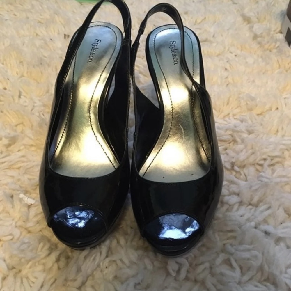 black heels